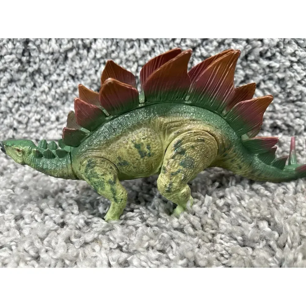 PVC Plastic WOW World NKOK Dinosaur Figures Posable Stegosaurus Dinos 3262